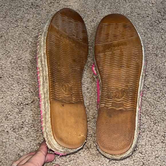 Soludos Elephant Embroidered Platform Espadrilles Pink 7.5 - Picture 10 of 10